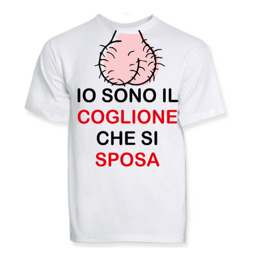 maglietta per lo sposo e il suo addio al celibato