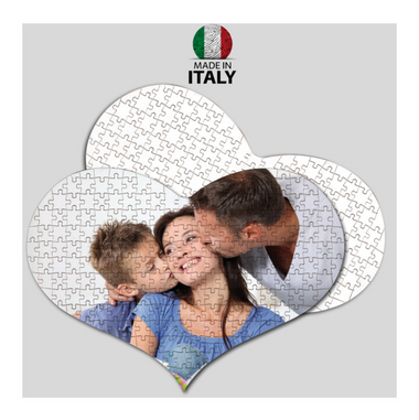 Puzzle a cuore personalizzabile